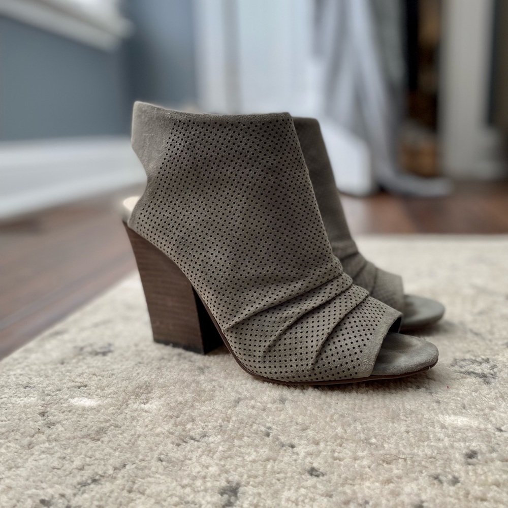 Vince Camuto perforated ankle bootie